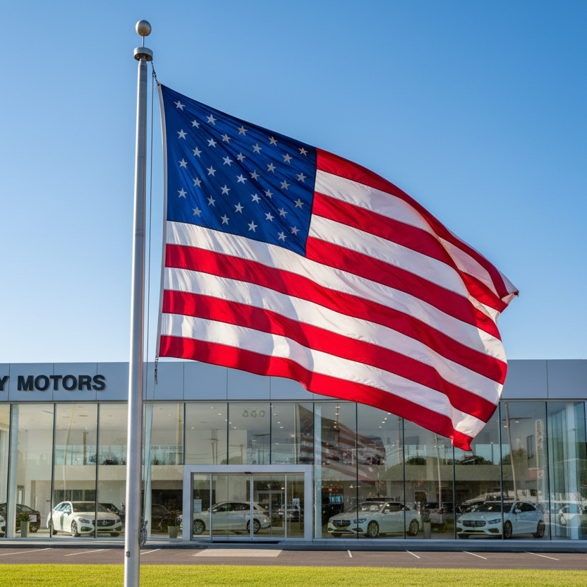 Aluminum Commercial Flagpole